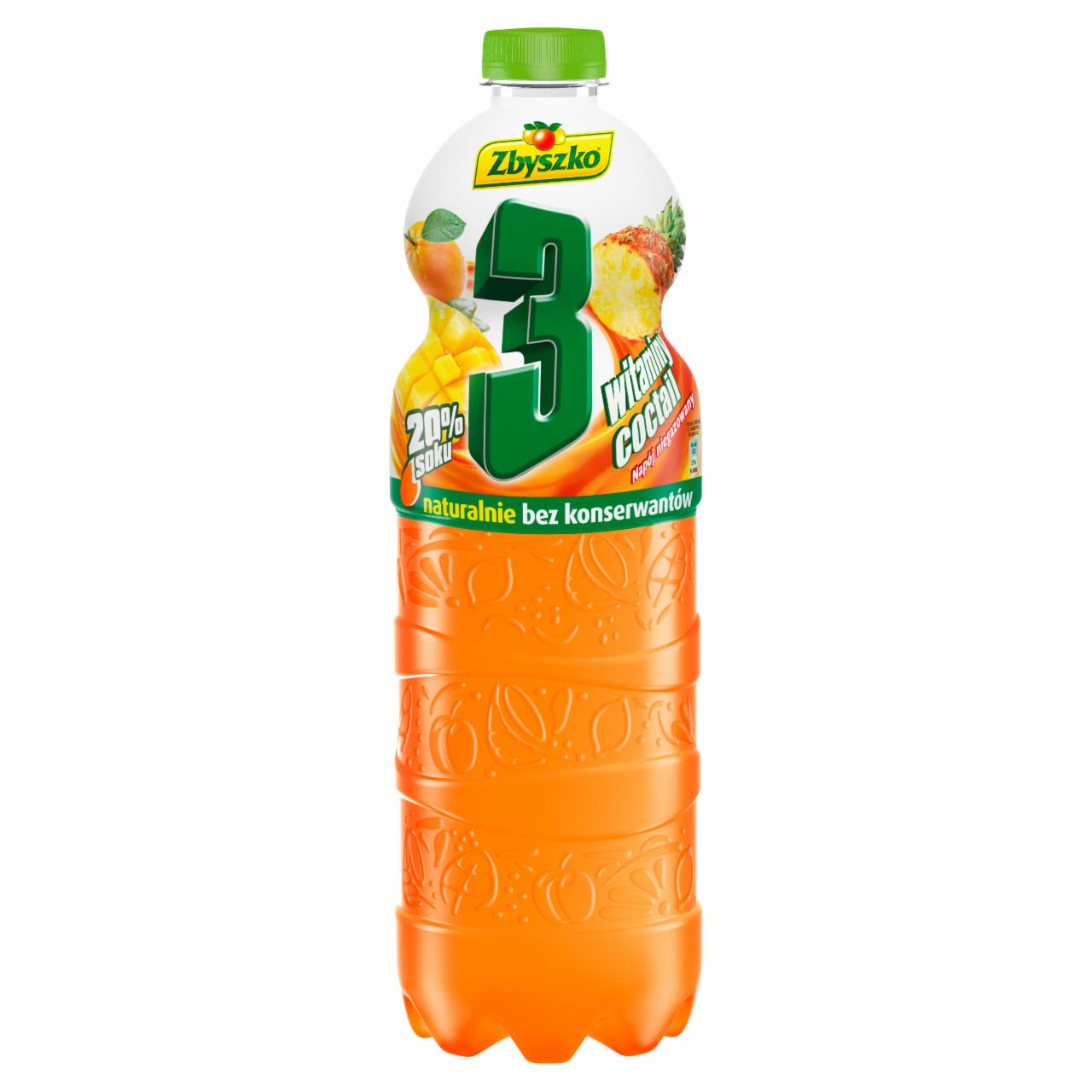 Zdjęcia - Zbyszko 3 Witaminy Coctail Napój niegazowany 2 l