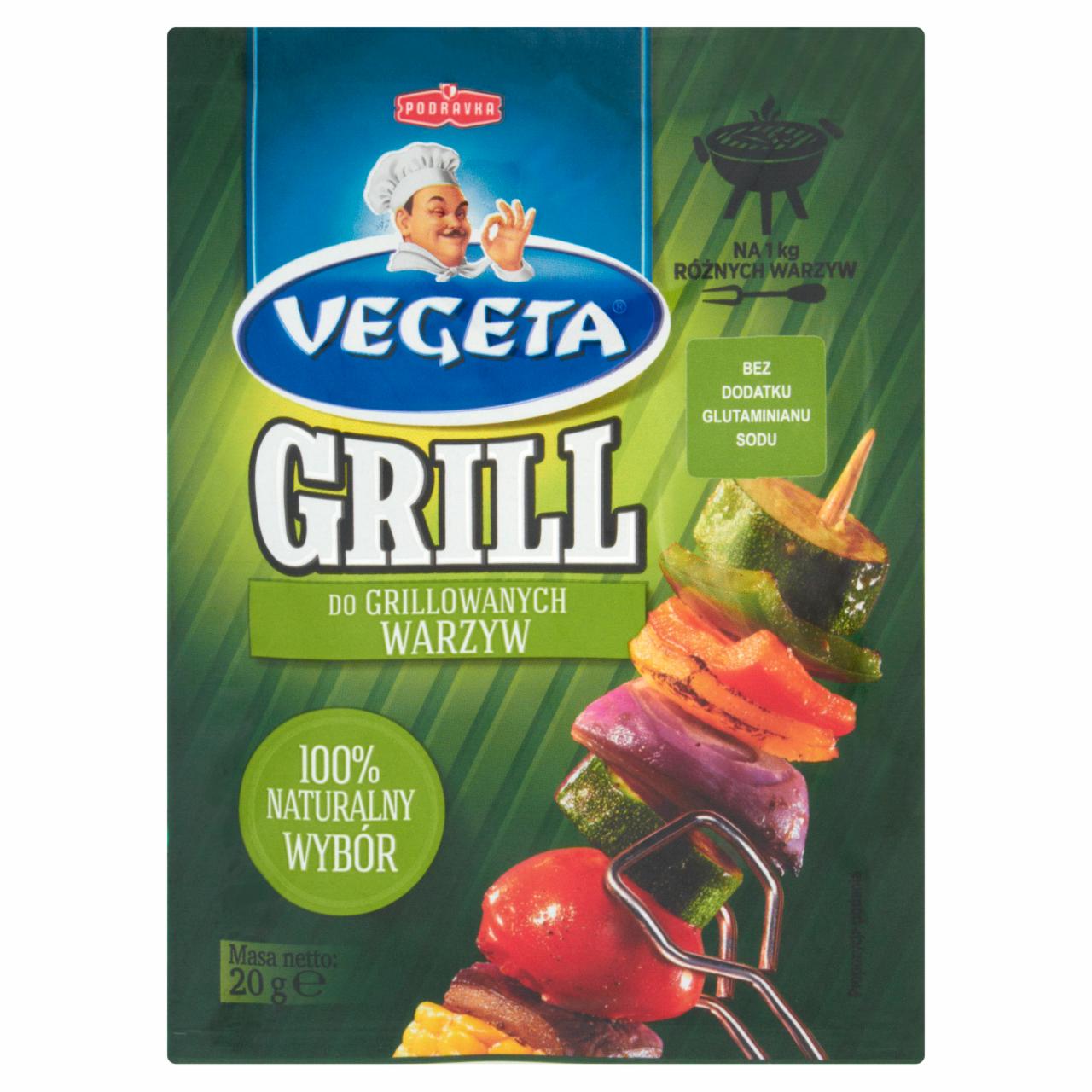 Zdjęcia - Vegeta Grill Przyprawa do grillowanych warzyw 20 g