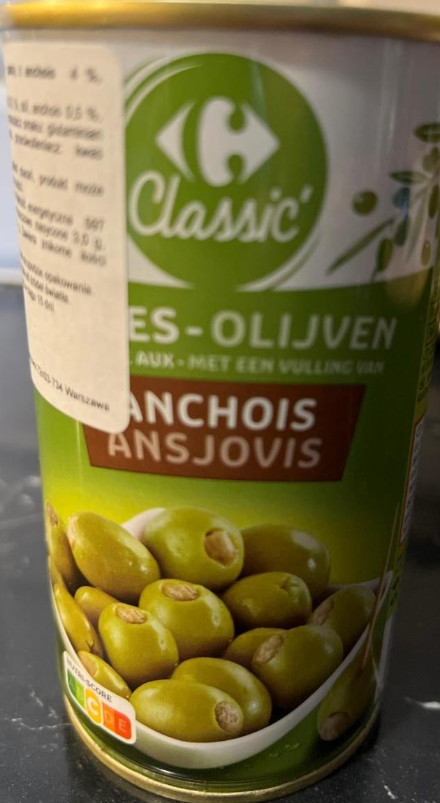 Zdjęcia - Olives olijven Anchois Carrefour Classic