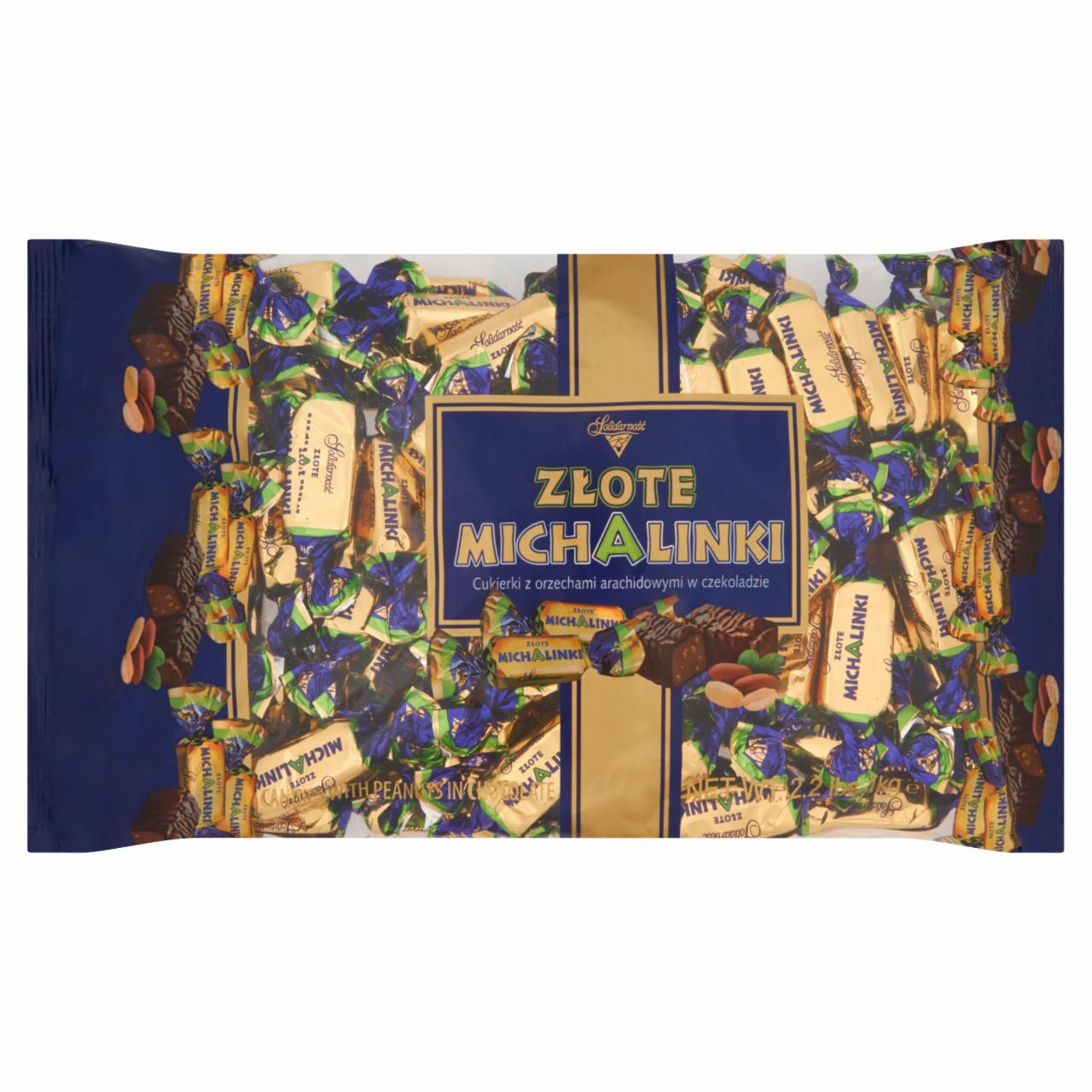 Zdjęcia - Solidarność Złote Michalinki Cukierki z orzechami arachidowymi w czekoladzie 1 kg