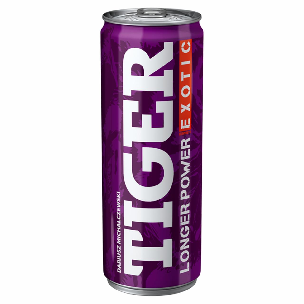 Zdjęcia - Tiger Longer Power Gazowany napój energetyzujący o smaku exotic 250 ml