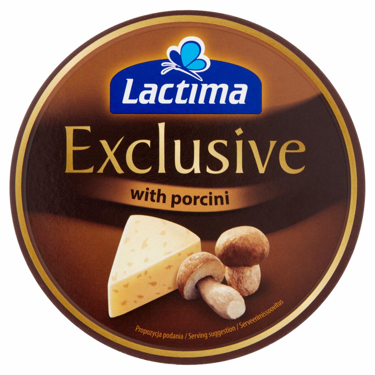 Zdjęcia - Lactima Exclusive Ser topiony z borowikami 140 g (8 x 17,5 g)