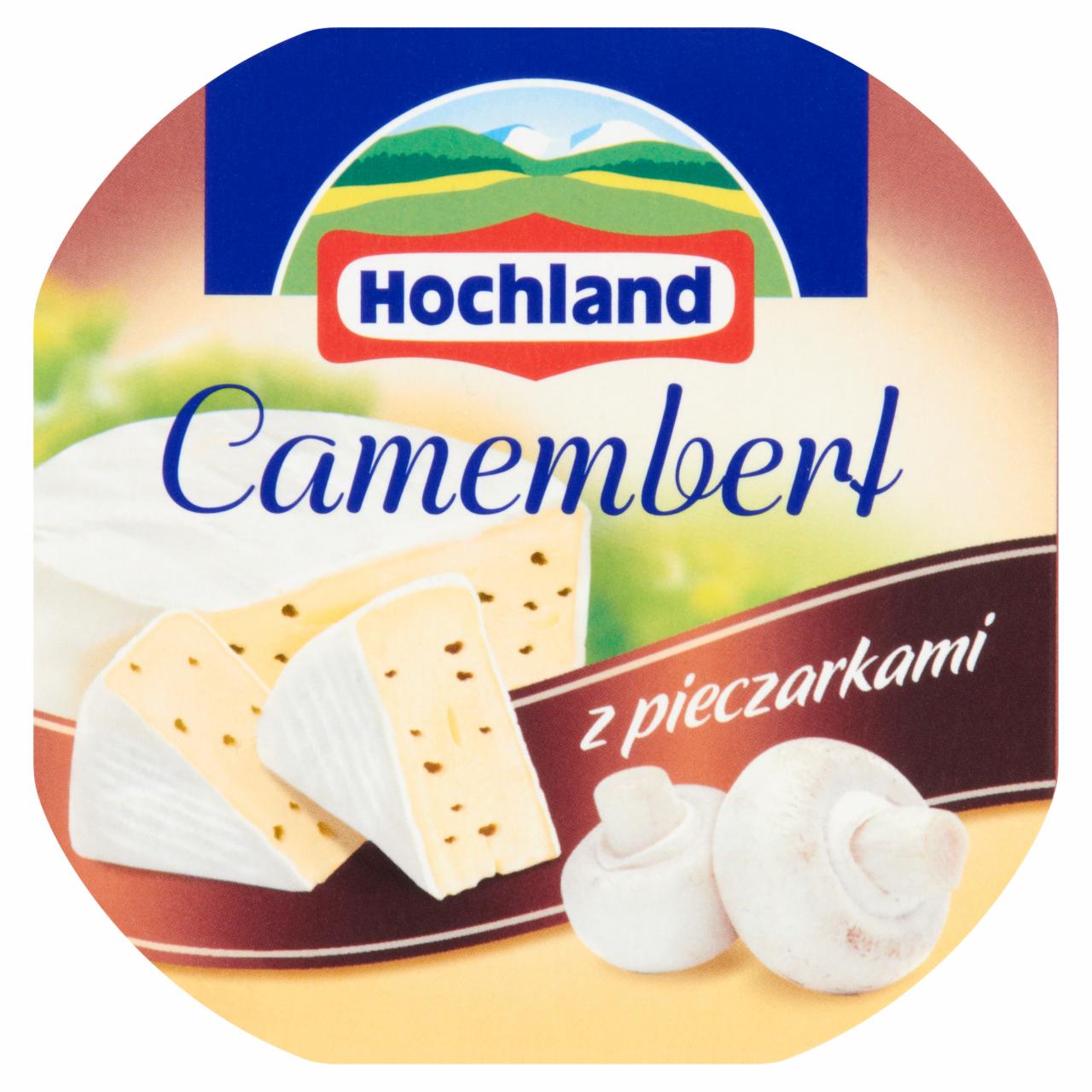 Zdjęcia - Hochland Camembert z pieczarkami Ser 120 g