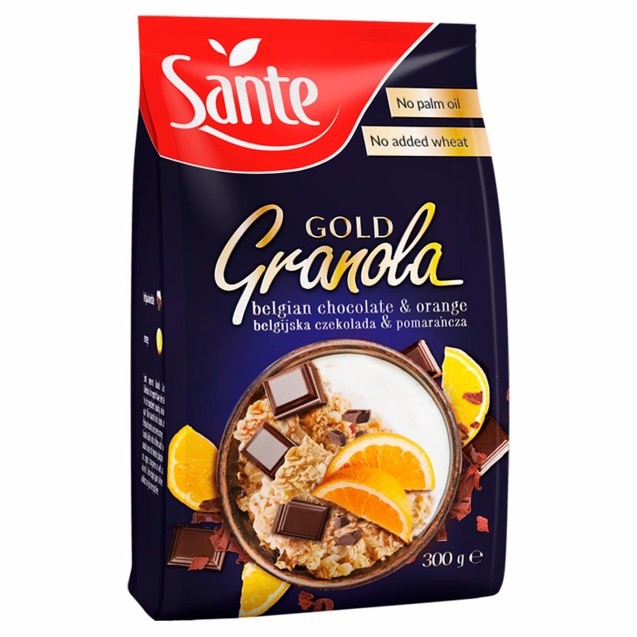 Zdjęcia - Sante Gold Granola belgijska czekolada & pomarańcza 300 g