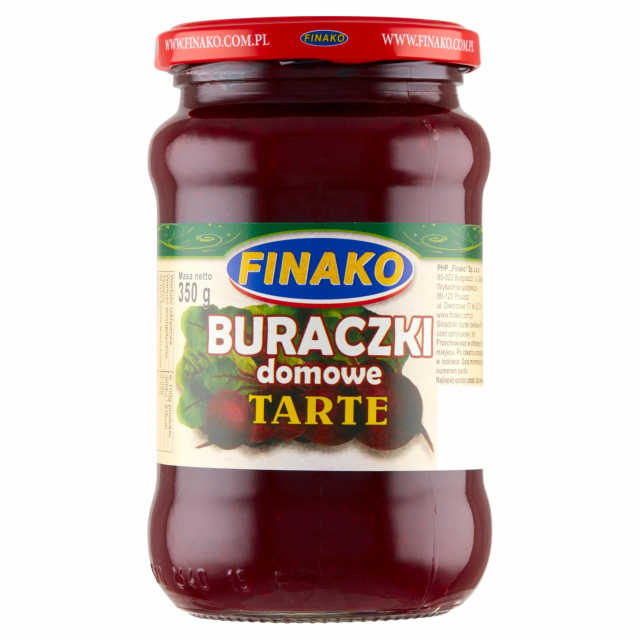 Zdjęcia - Finako Buraczki domowe tarte 350 g