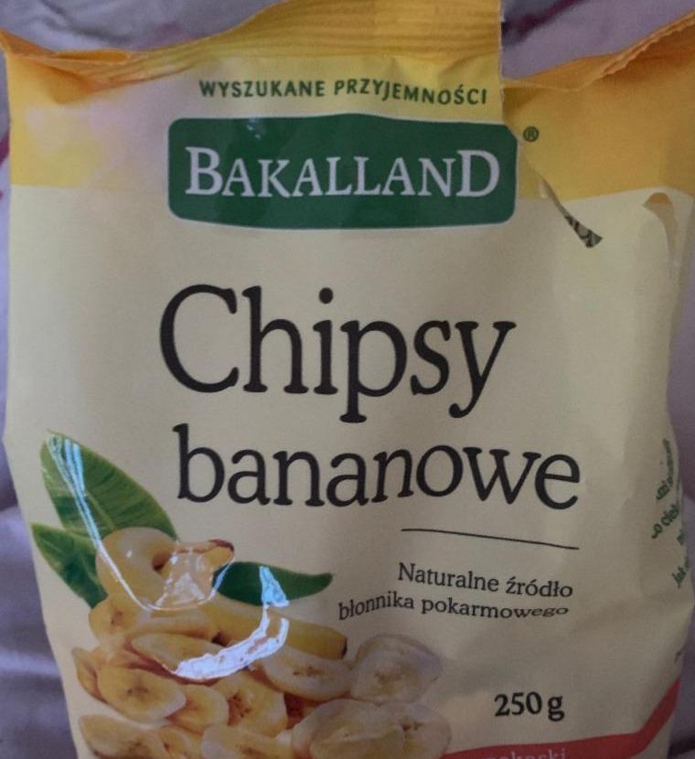 Zdjęcia - Bakalland Chipsy bananowe 250 g