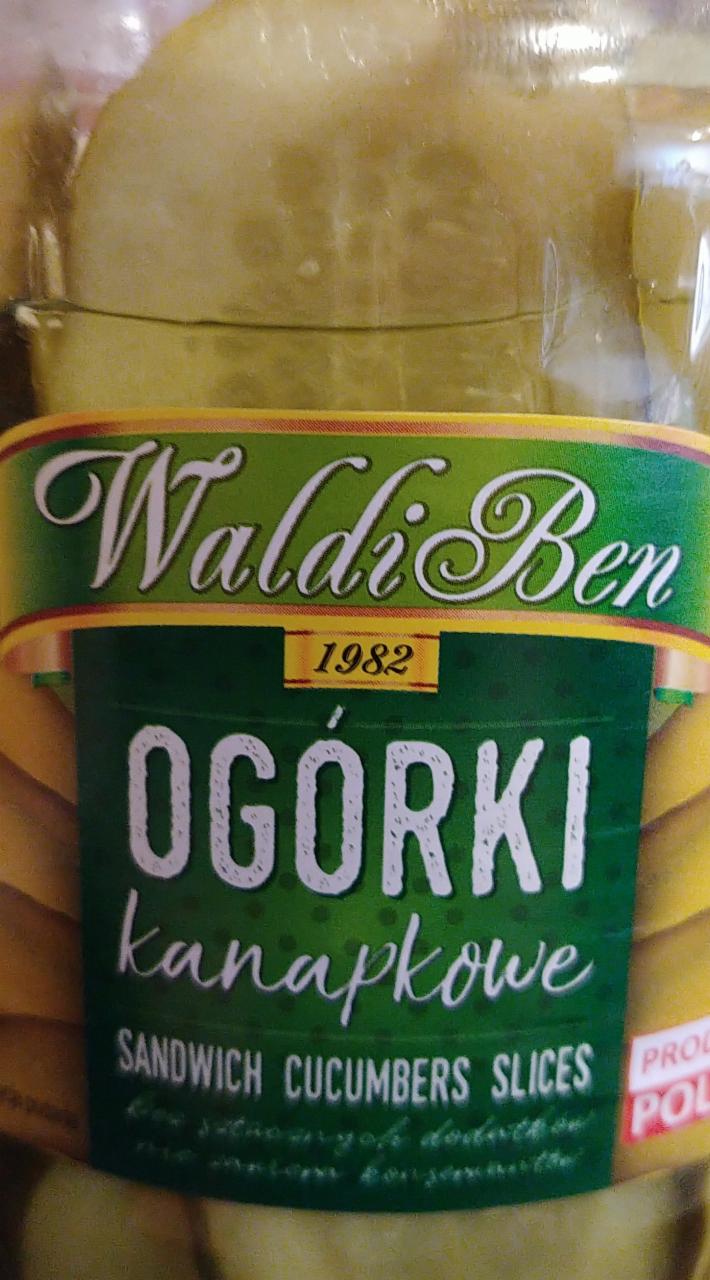 Zdjęcia - Ogórki kanapkowe WaldiBen