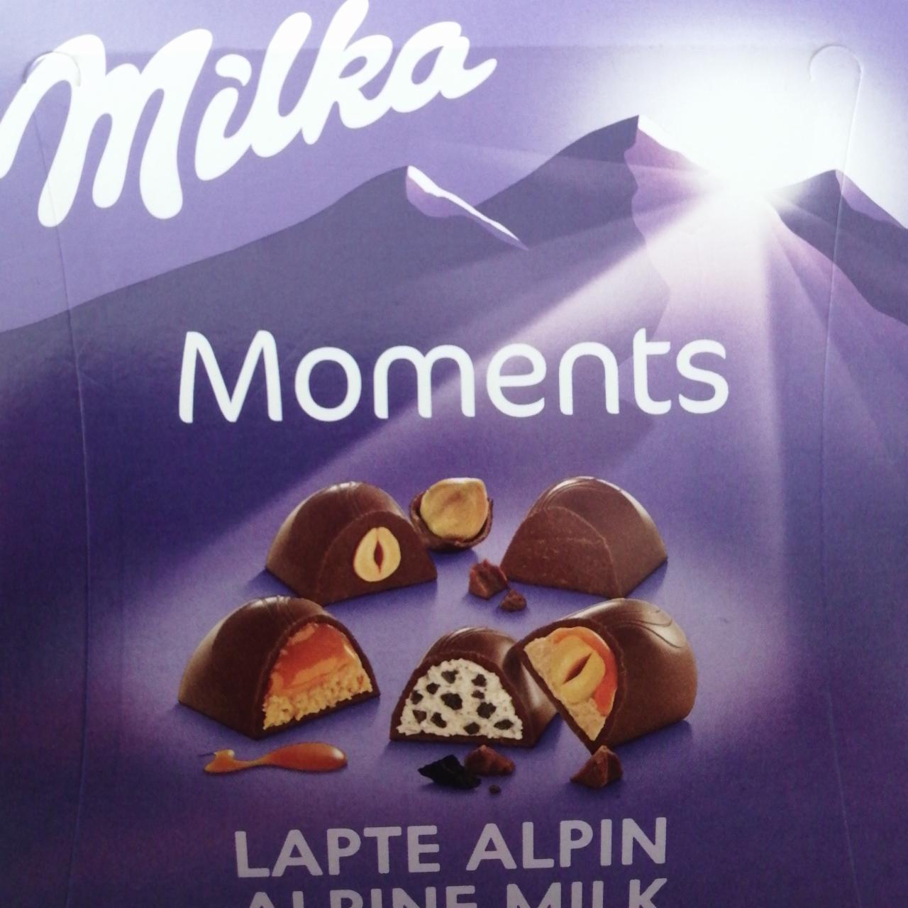 Zdjęcia - Milka Moments Mieszanka czekoladek 97 g (11 sztuk)
