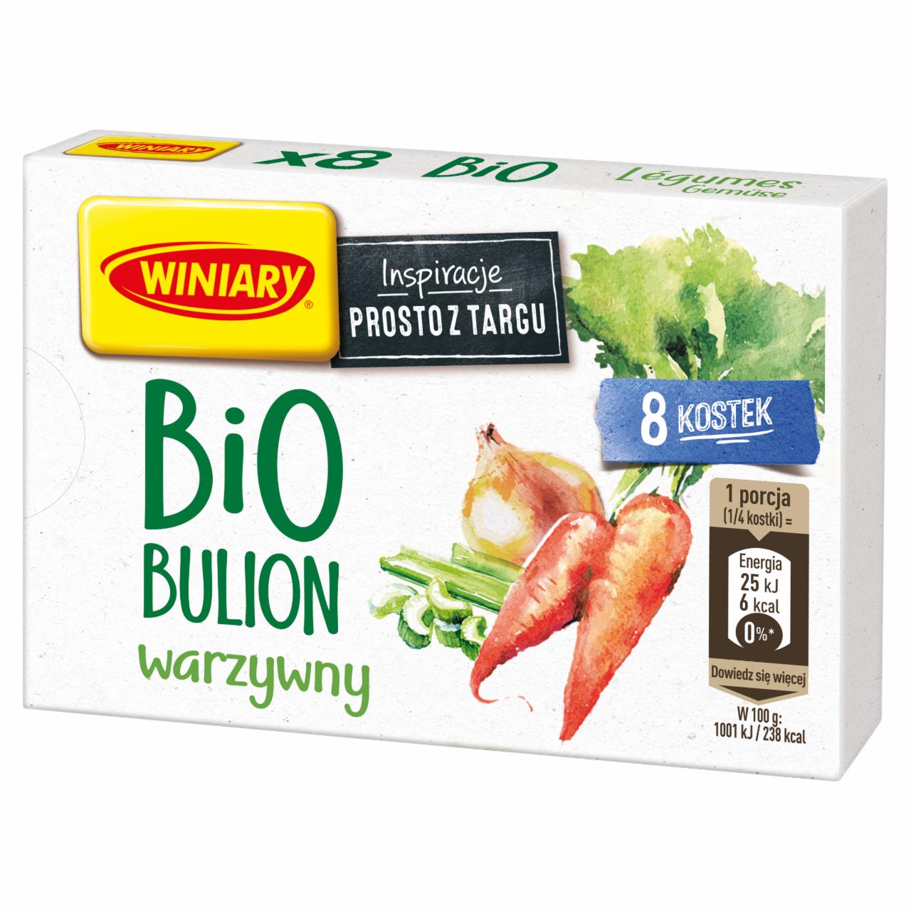 Zdjęcia - Winiary Bio Bulion warzywny 80 g (8 x 10 g)