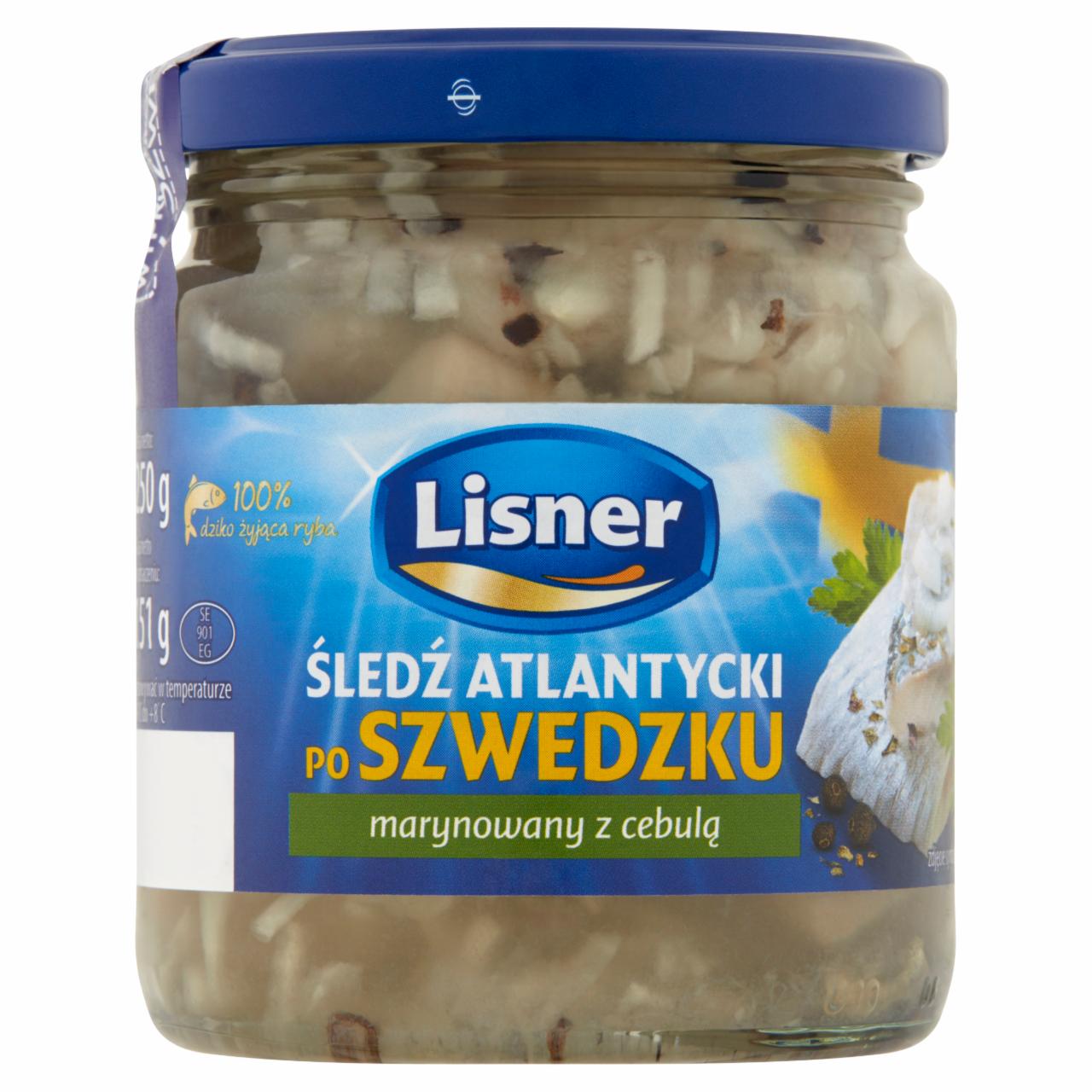 Zdjęcia - Lisner Śledź atlantycki po szwedzku marynowany z cebulą 250 g