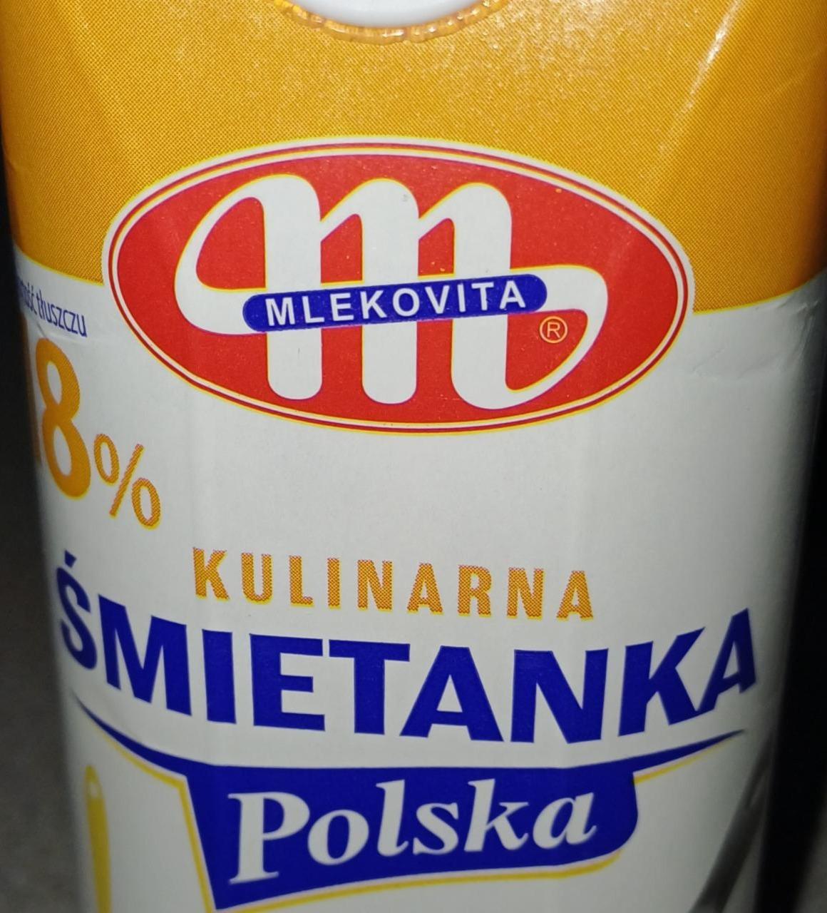 Zdjęcia - Mlekovita Wypasiona Śmietanka kulinarna 18% 330 ml