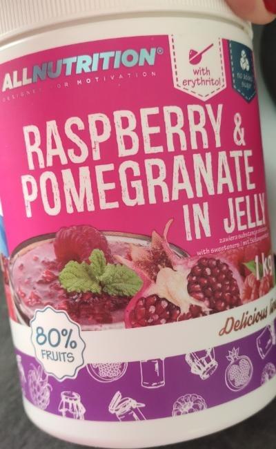 Zdjęcia - Raspberry and pomegranate in jelly Allnutrition