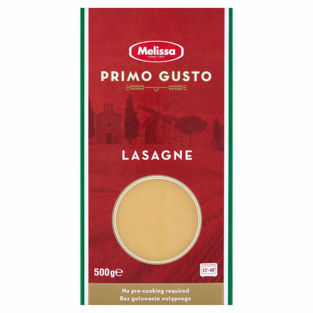Zdjęcia - Melissa Primo Gusto Makaron lasagne 500 g