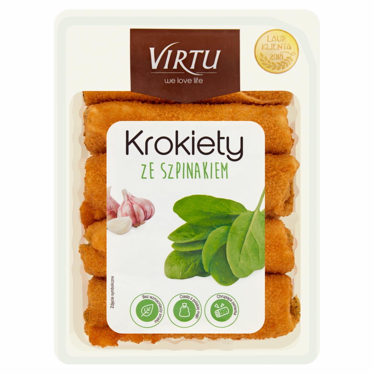 Zdjęcia - Virtu Krokiety ze szpinakiem 400 g