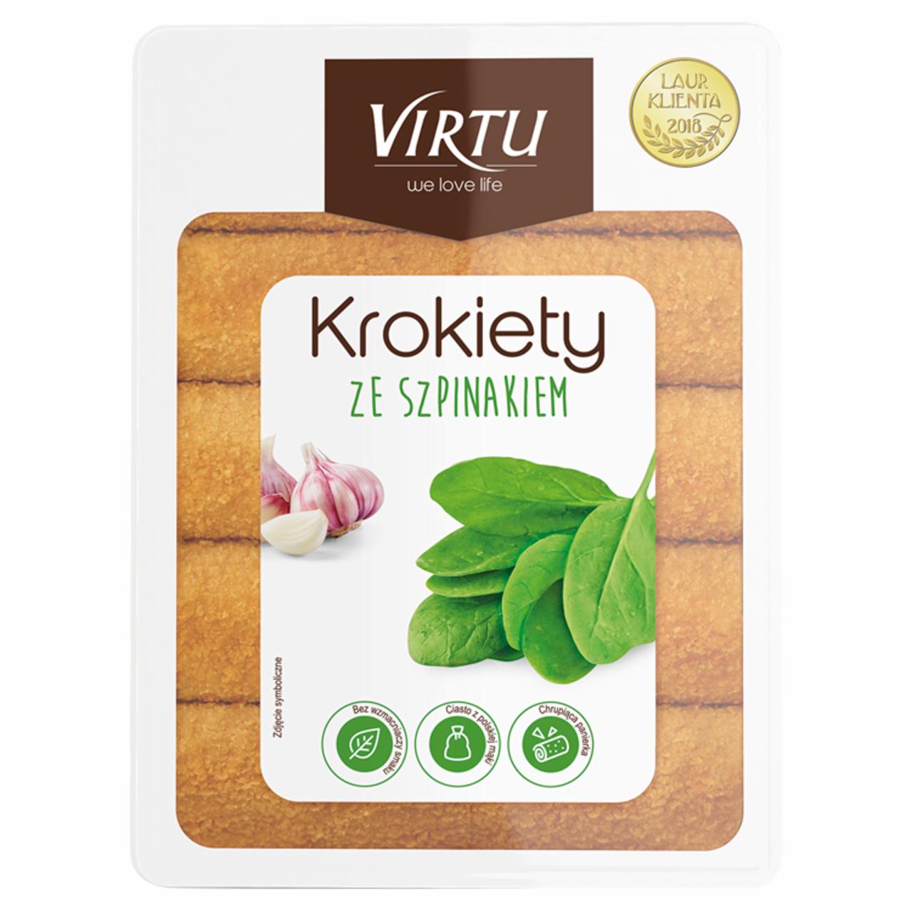 Zdjęcia - Virtu Krokiety ze szpinakiem 400 g