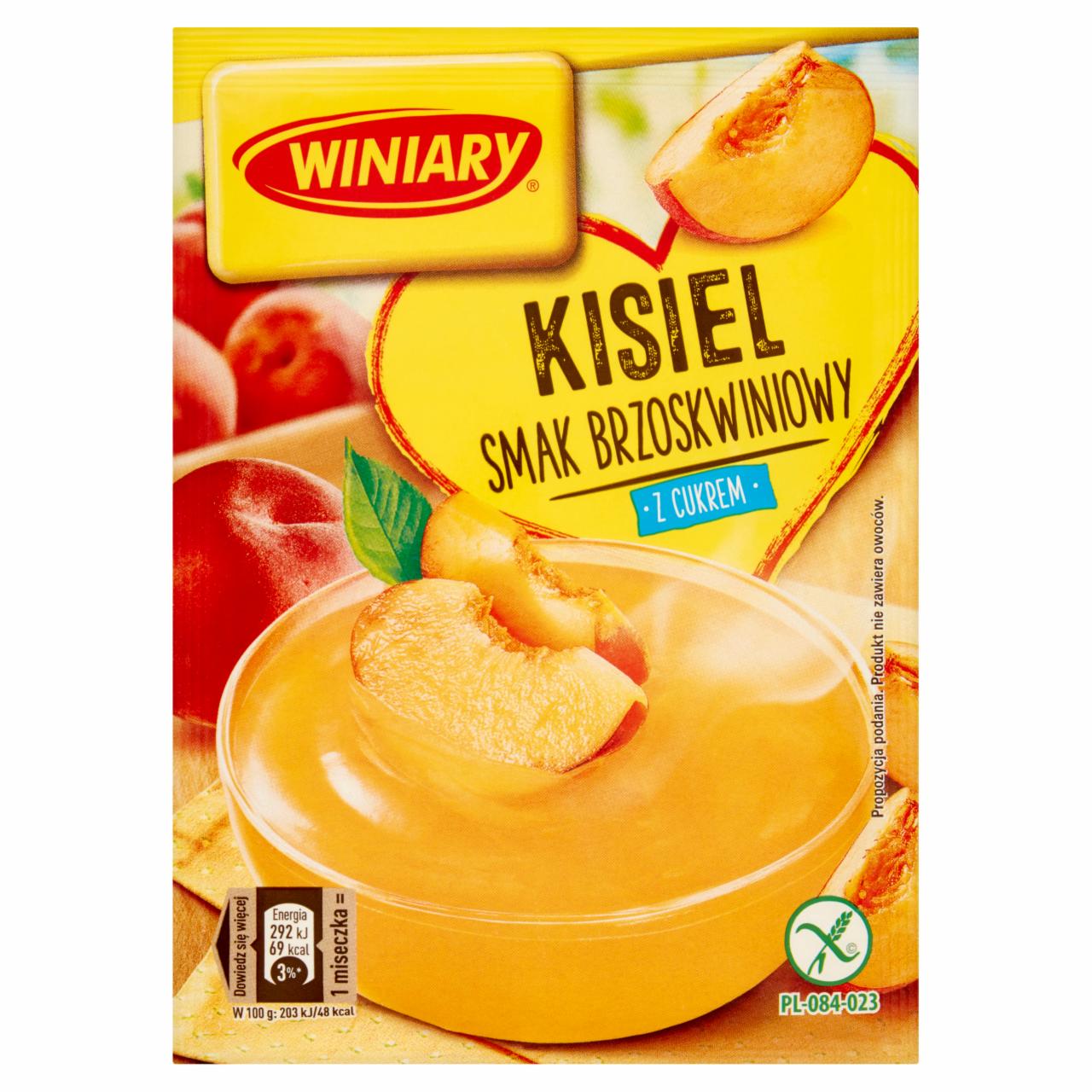 Zdjęcia - Kisiel z cukrem smak brzoskwiniowy 77 g Winiary