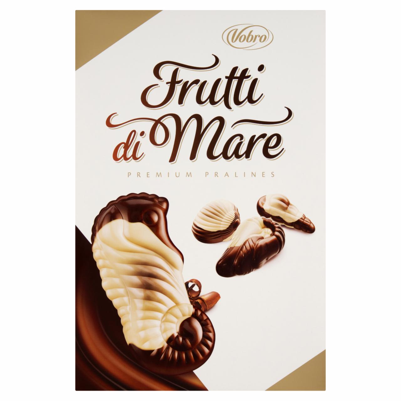 Zdjęcia - Vobro Frutti di Mare Praliny nadziewane kremem karmelowym orzechowym mlecznym i kakaowym 185 g