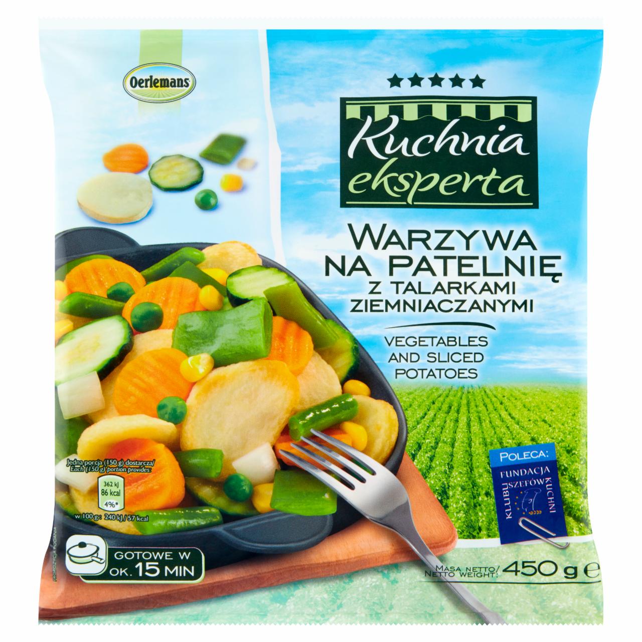 Zdjęcia - Oerlemans Kuchnia eksperta Warzywa na patelnię z talarkami ziemniaczanymi 450 g