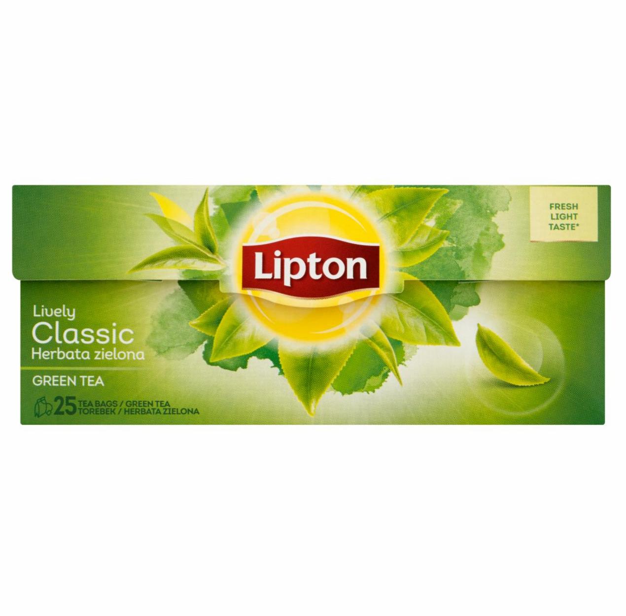 Zdjęcia - Lipton Classic Herbata zielona 32,5 g (25 torebek)