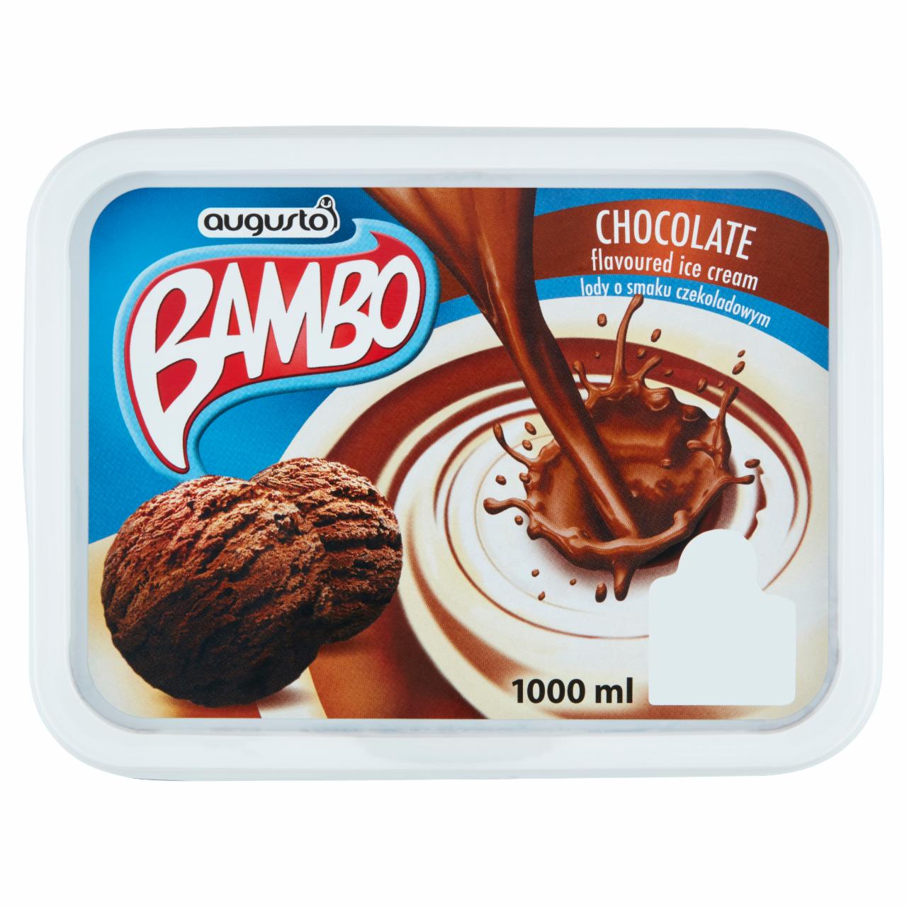 Zdjęcia - Augusto Bambo Lody o smaku czekoladowym 1000 ml