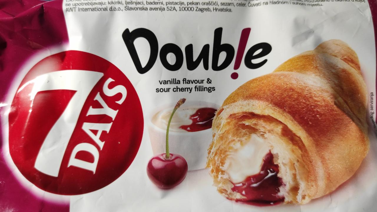 Zdjęcia - Croissant Double vanilla flavour & sour cherry fillings 7days