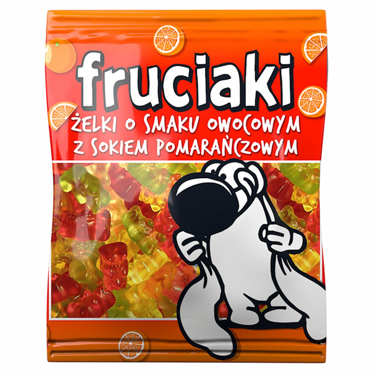 Zdjęcia - Fruciaki Żelki o smaku owocowym z sokiem pomarańczowym 90 g