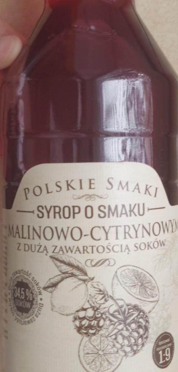 Zdjęcia - Syrop o smaku Malinowo-Cytrynowym Polskie Smaki