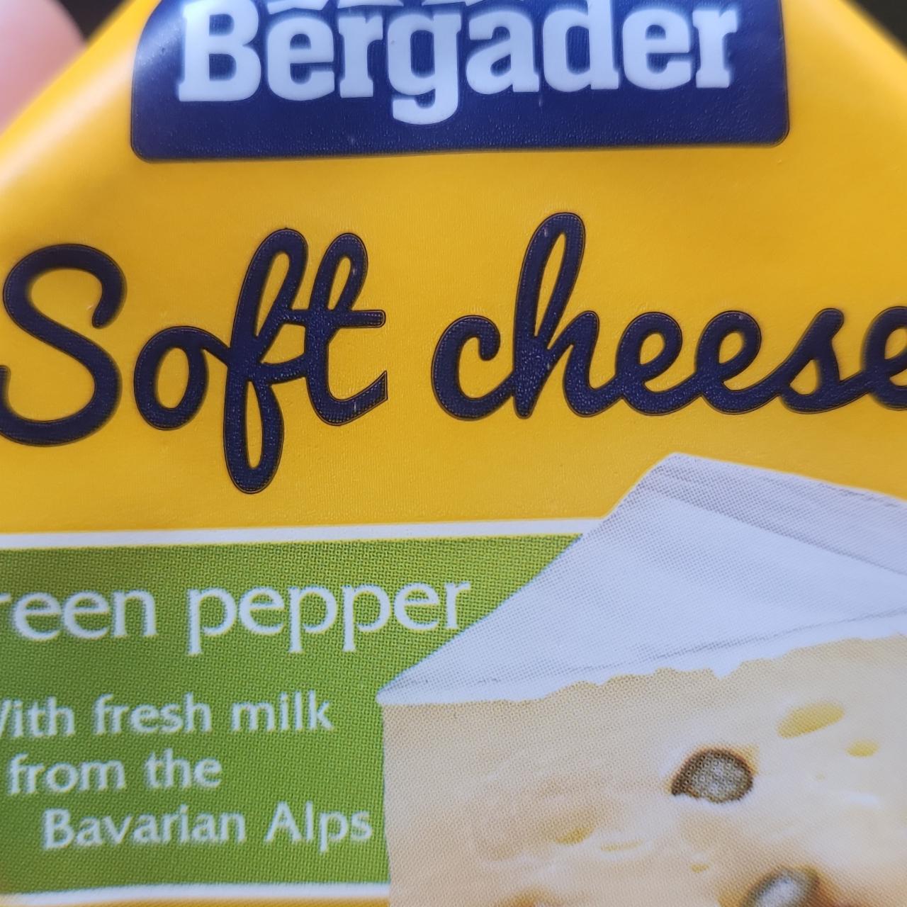 Zdjęcia - Soft cheese green pepper Bergader