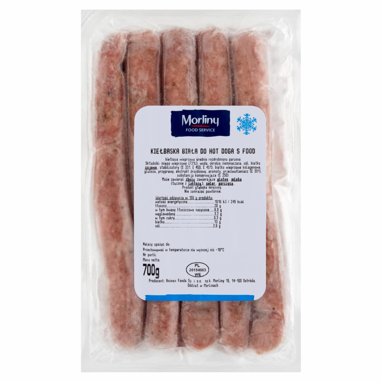 Zdjęcia - Morliny Food Service Kiełbasa biała do hot doga 700 g