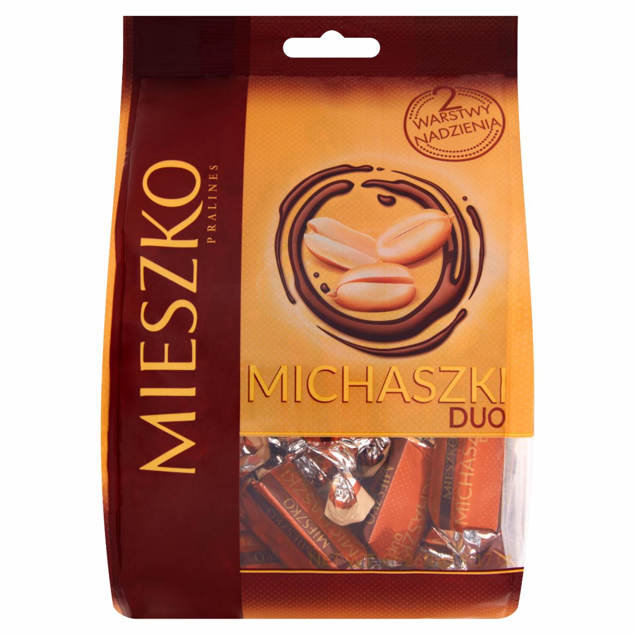 Zdjęcia - Mieszko Michaszki Duo Cukierki z orzeszkami arachidowymi w czekoladzie 260 g