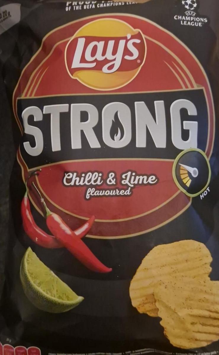 Zdjęcia - strong chilli & lime Lay's