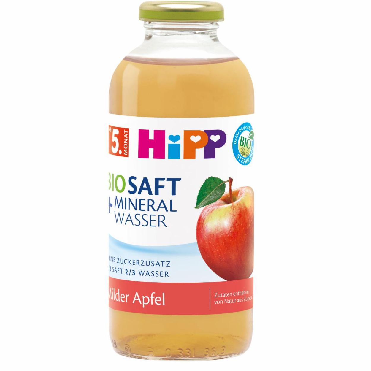 Zdjęcia - HiPP BIO Napój jabłka z wodą mineralną dla niemowląt od 5. miesiąca i małych dzieci 0,5 l