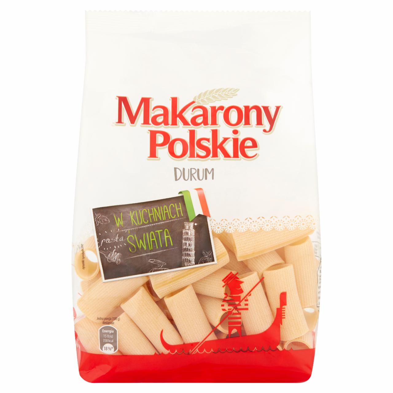Zdjęcia - Makarony Polskie Makaron durum duże rurki 400 g