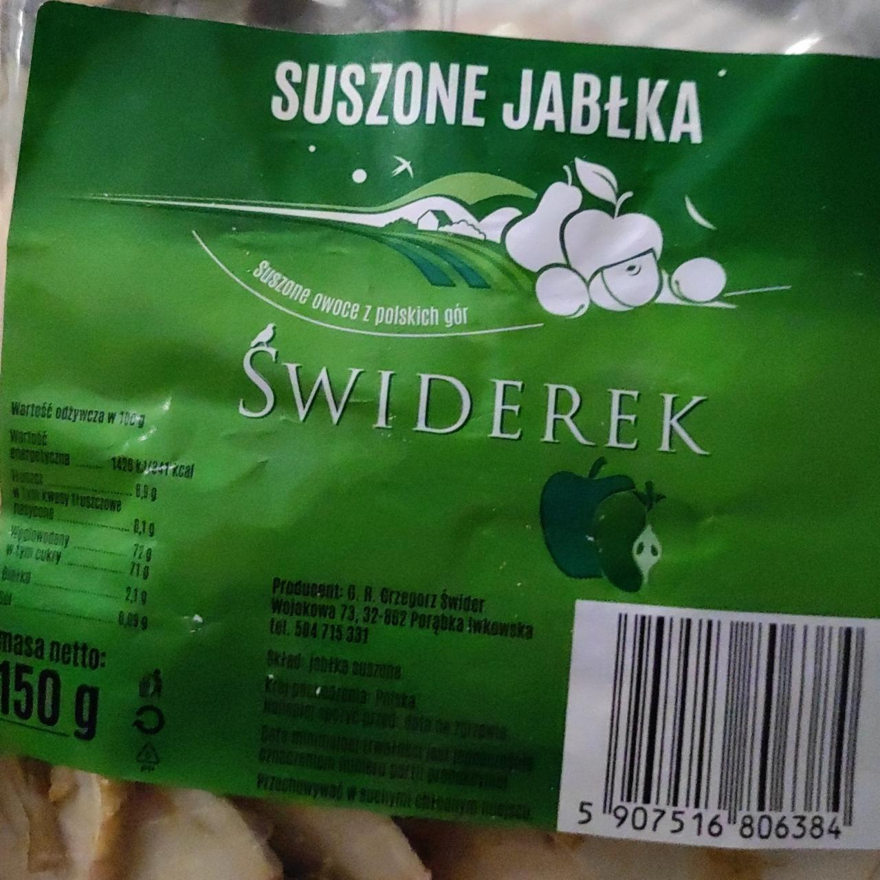 Zdjęcia - Suszone jabłka Świderek