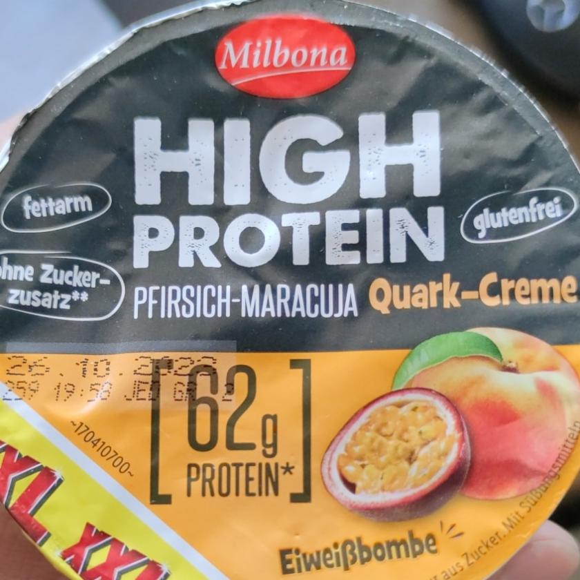 Zdjęcia - High protein pfirisch maracuja Milbona