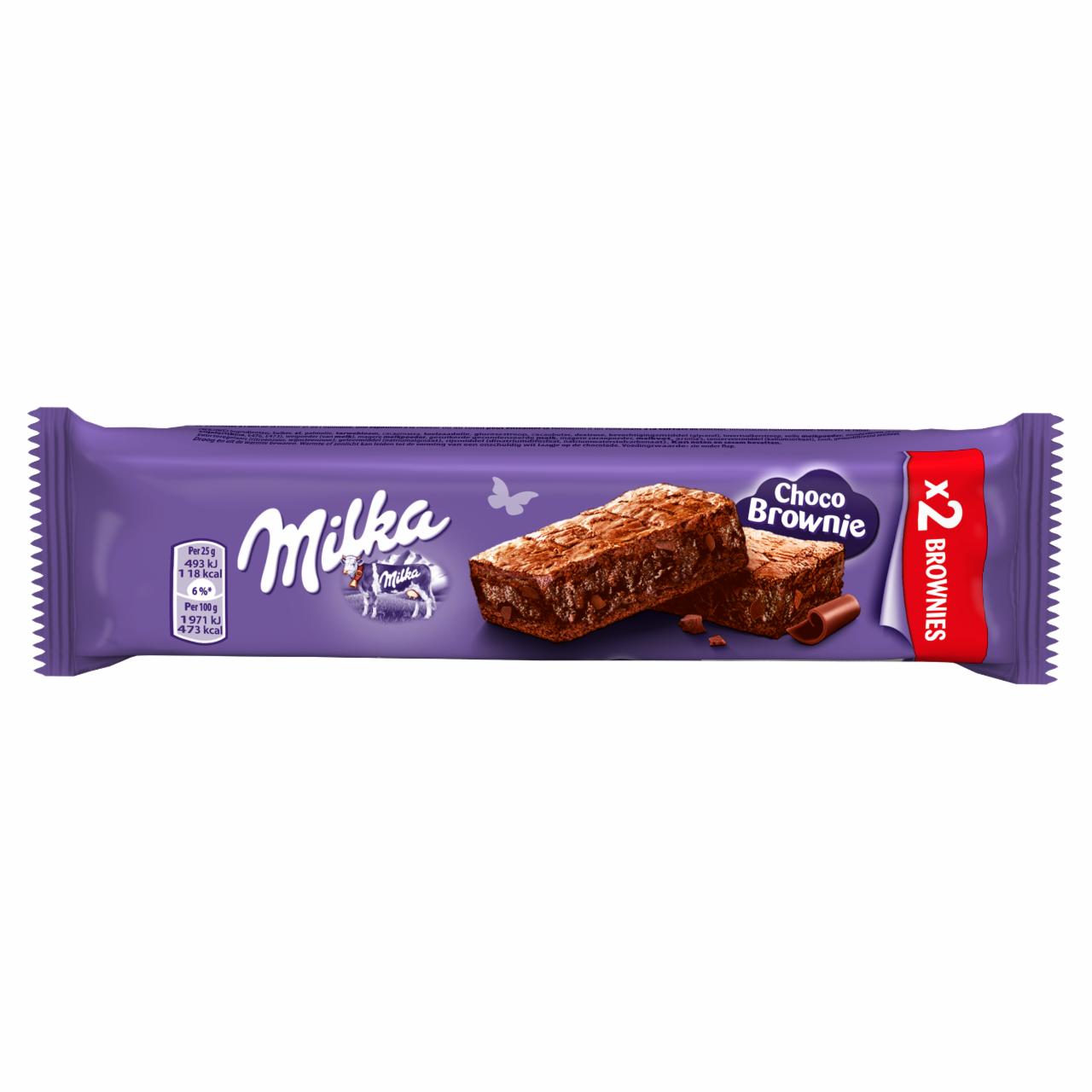 Zdjęcia - Choco Brownie Ciastka z czekoladą i kawałkami czekolady mlecznej 50 g (2 x 25 g) Milka