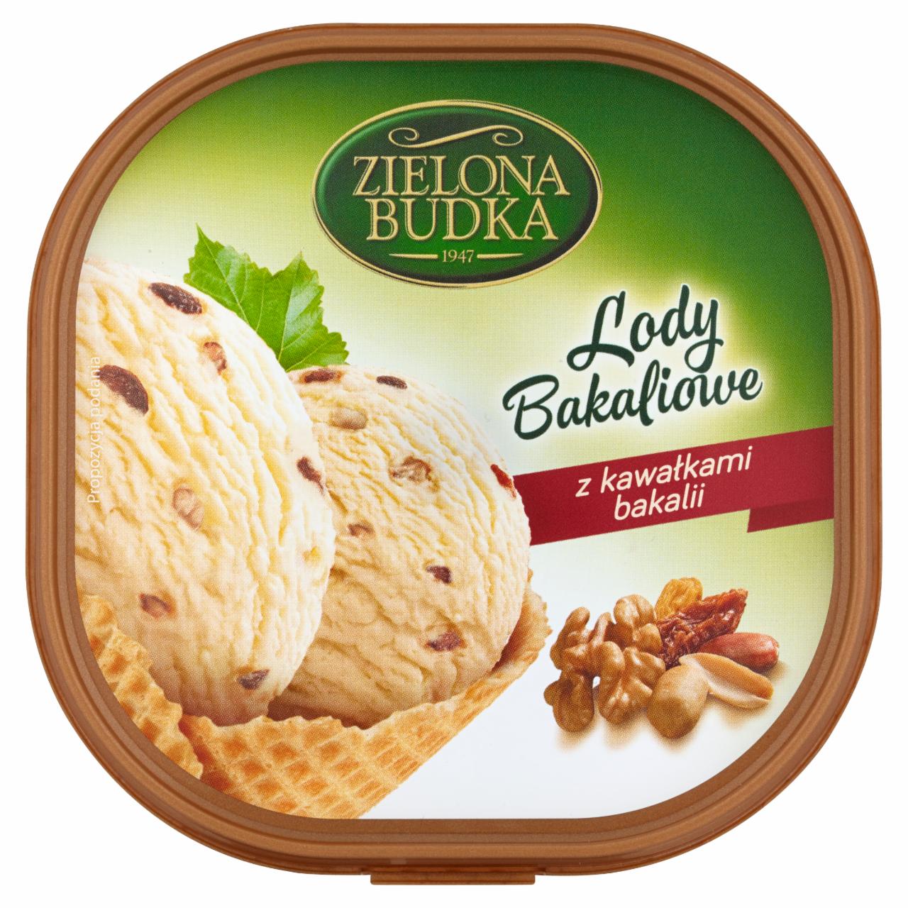 Zdjęcia - Zielona Budka Lody bakaliowe z kawałkami bakalii 500 ml