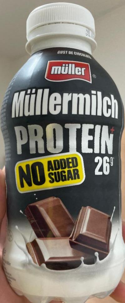 Zdjęcia - Mullermilch protein czekolada No added Müller