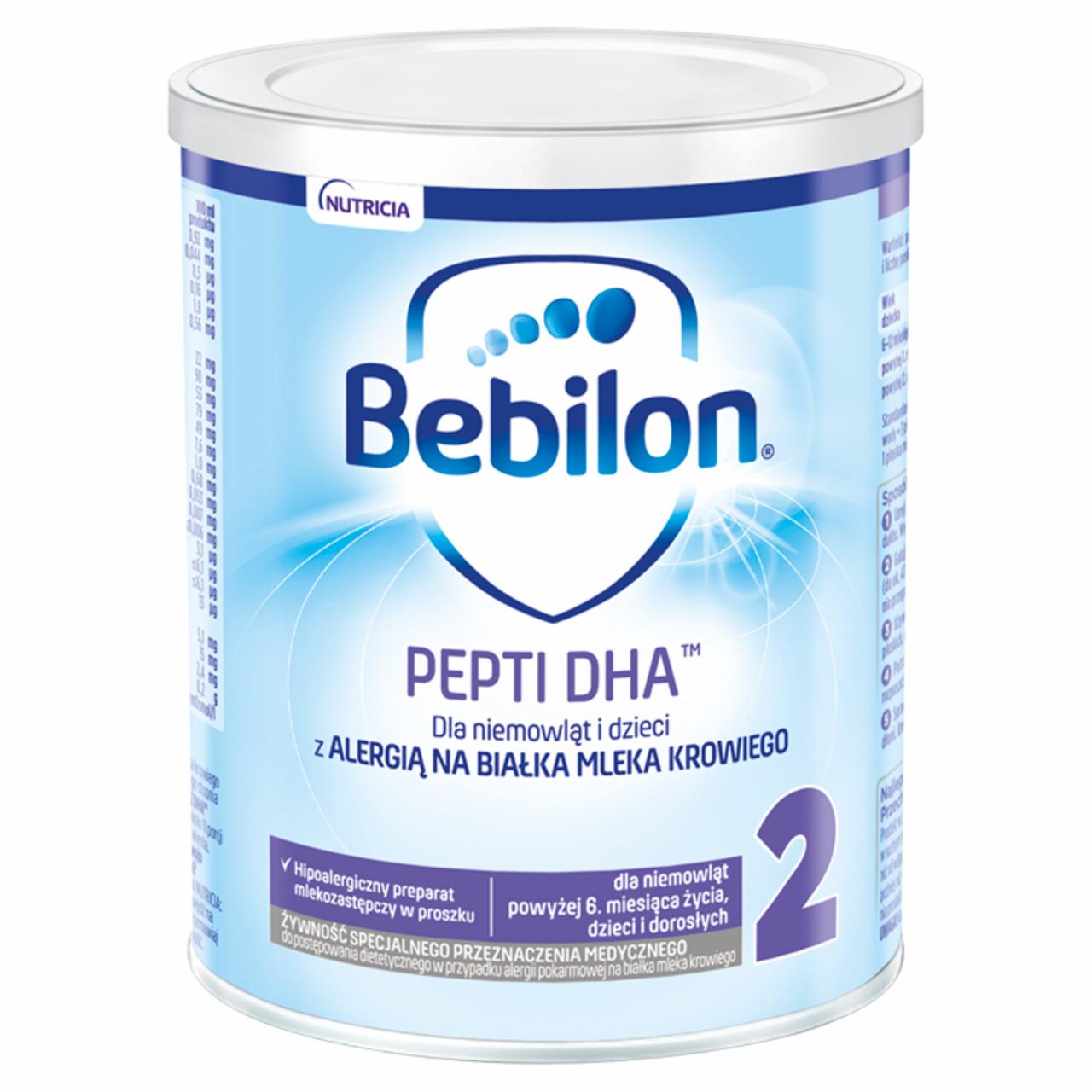 Zdjęcia - Bebilon pepti 2 DHA Żywność specjalnego przeznaczenia medycznego 400 g
