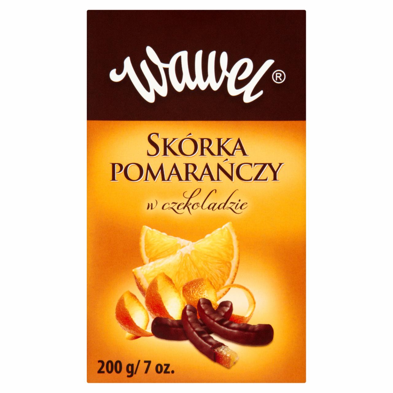 Zdjęcia - Wawel Skórka pomarańczy w czekoladzie 200 g