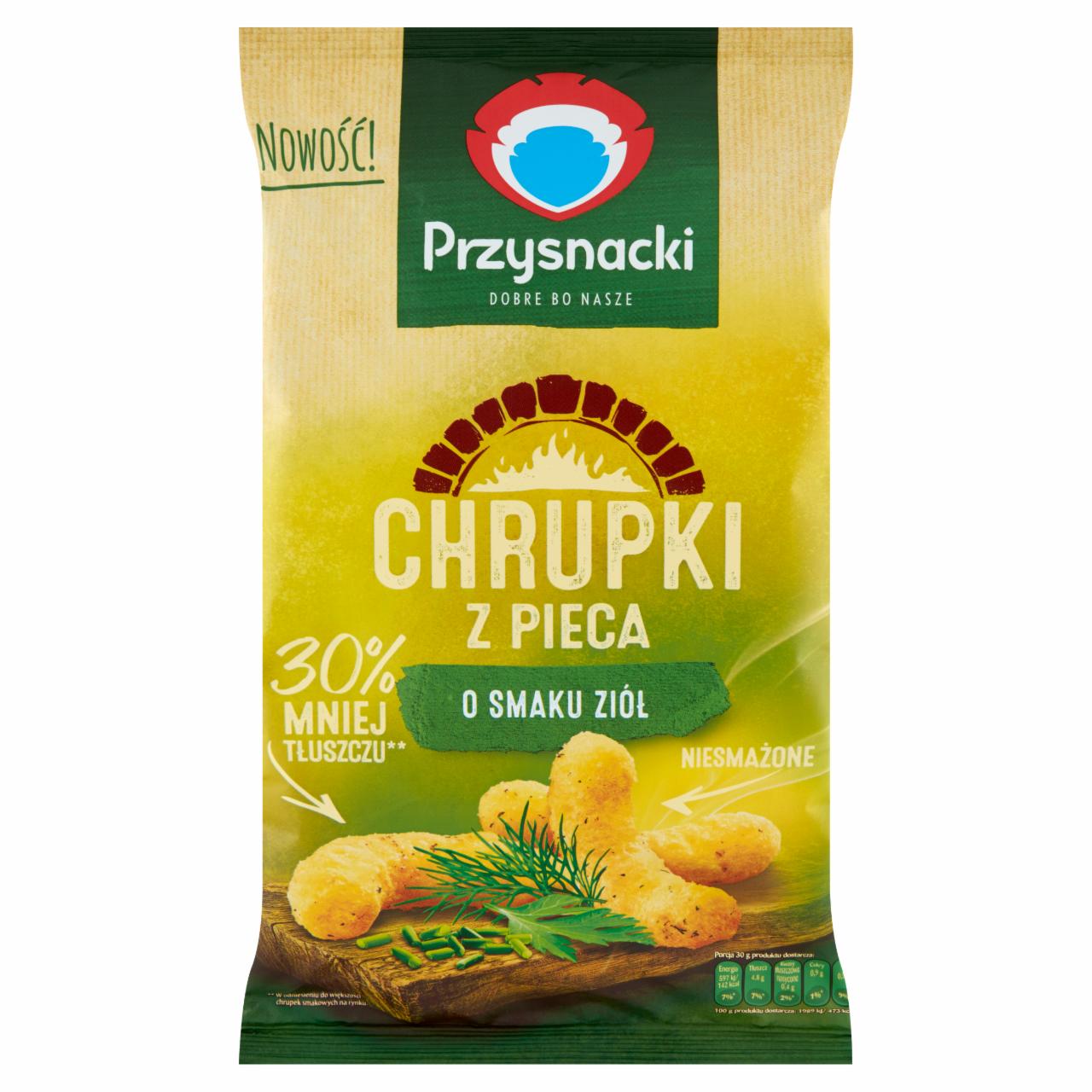 Zdjęcia - Przysnacki Chrupki z pieca o smaku ziół 70 g