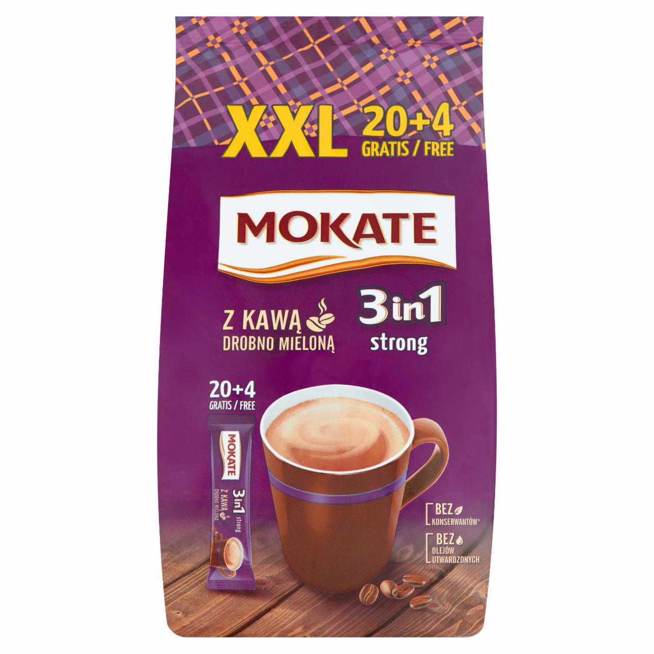 Zdjęcia - Mokate 3in1 Strong Rozpuszczalny napój kawowy w proszku 408 g (24 x 17 g)