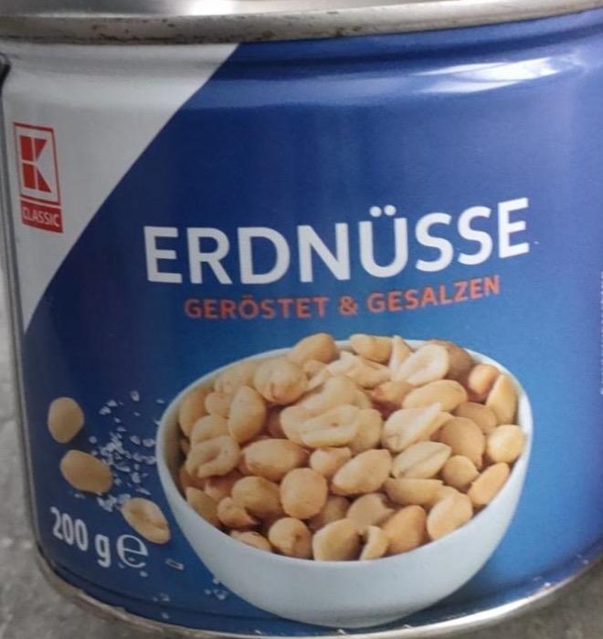 Zdjęcia - Erdnüsse geröstet & gesalzen K-Classic