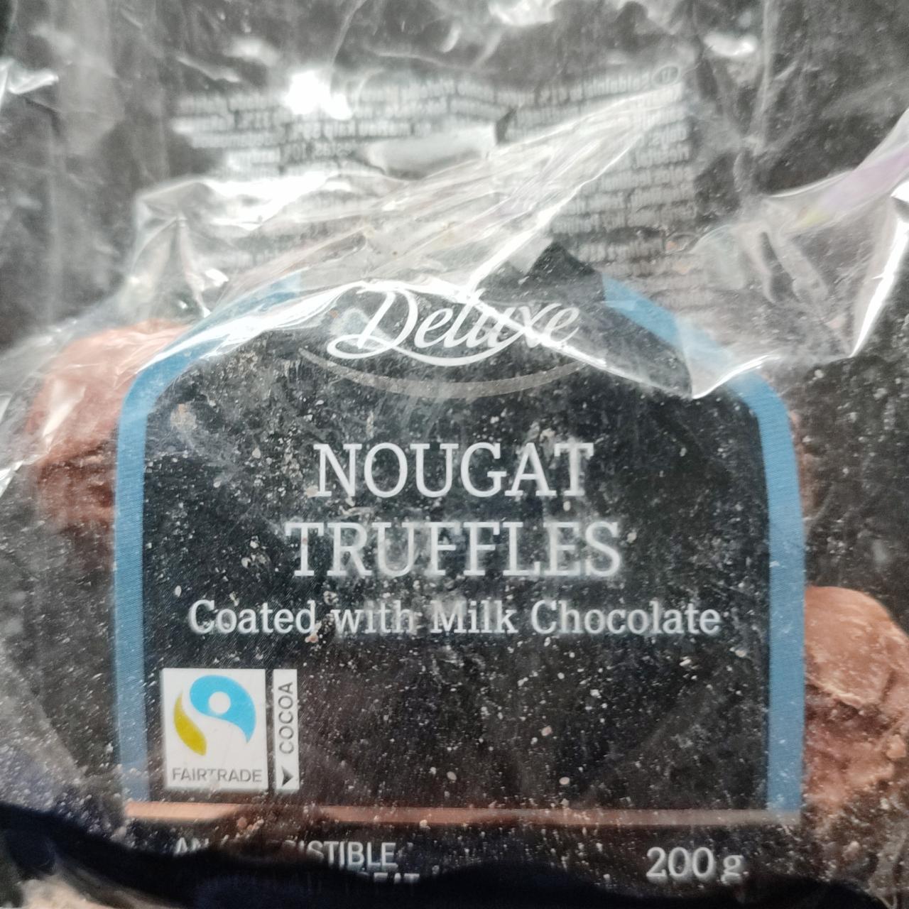 Zdjęcia - Deluxe Nougat Truffles Coated with Milk Chocolate