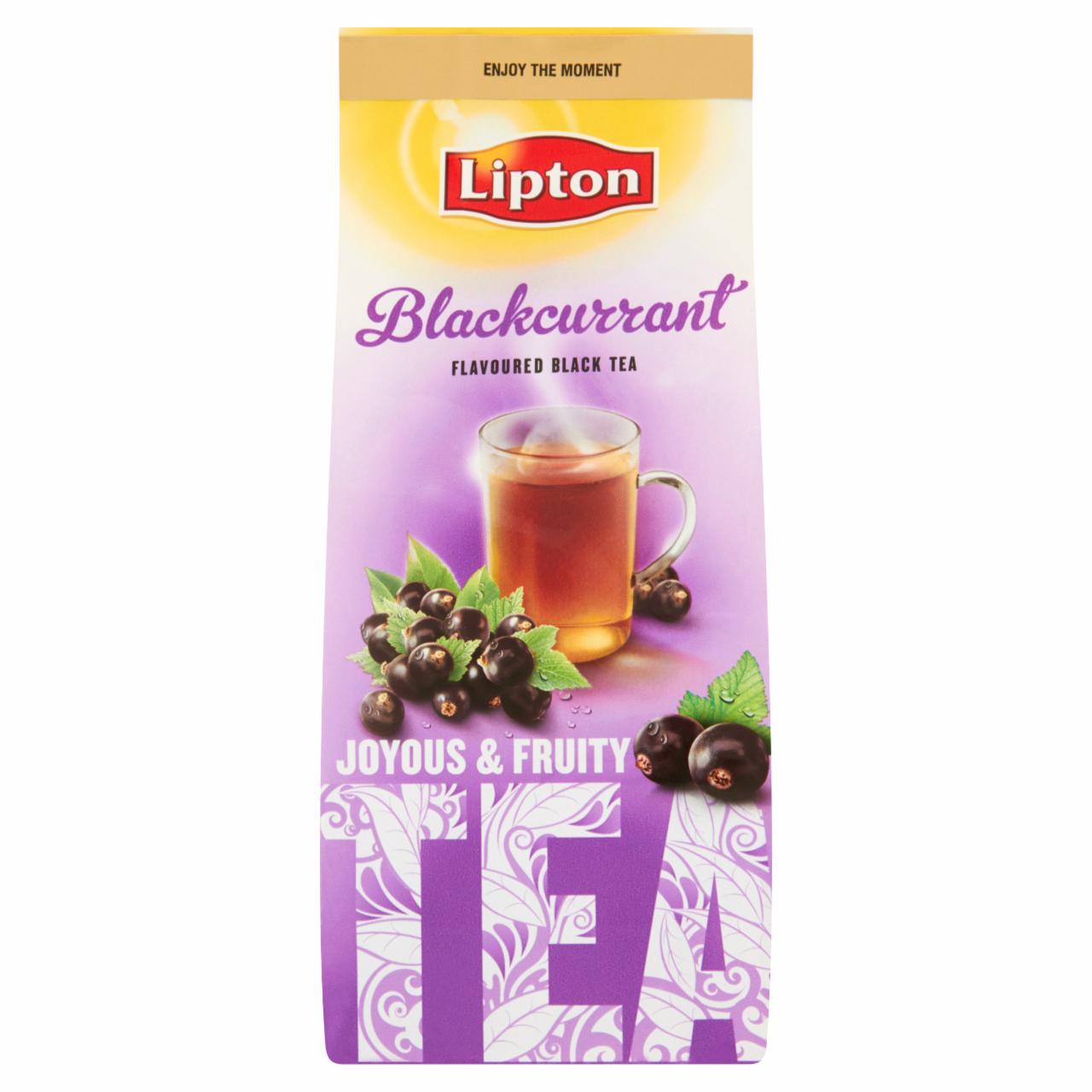 Zdjęcia - Lipton Blackcurrant Herbata czarna 150 g