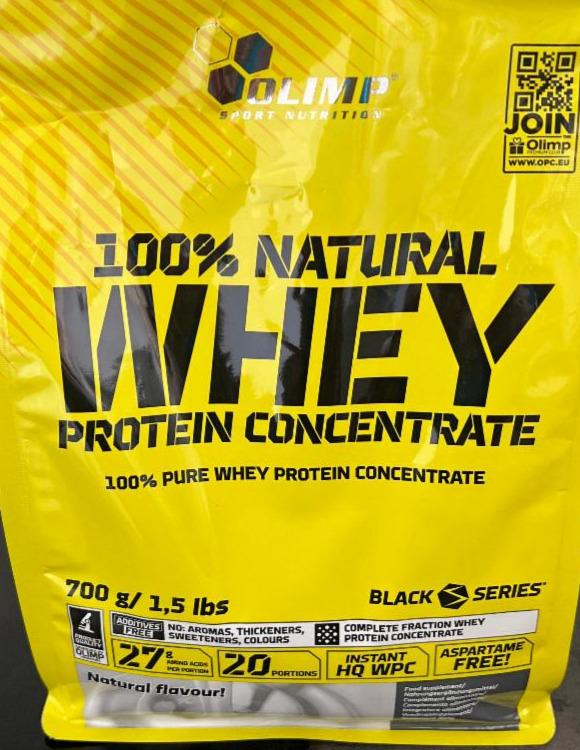 Zdjęcia - 100% Natural Whey Protein concentrate natural flavour
