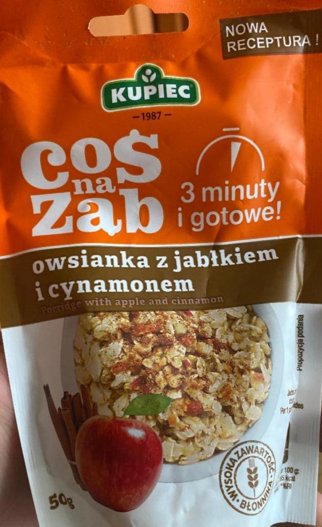 Zdjęcia - Kupiec Coś na ząb Owsianka z jabłkiem i cynamonem 50 g