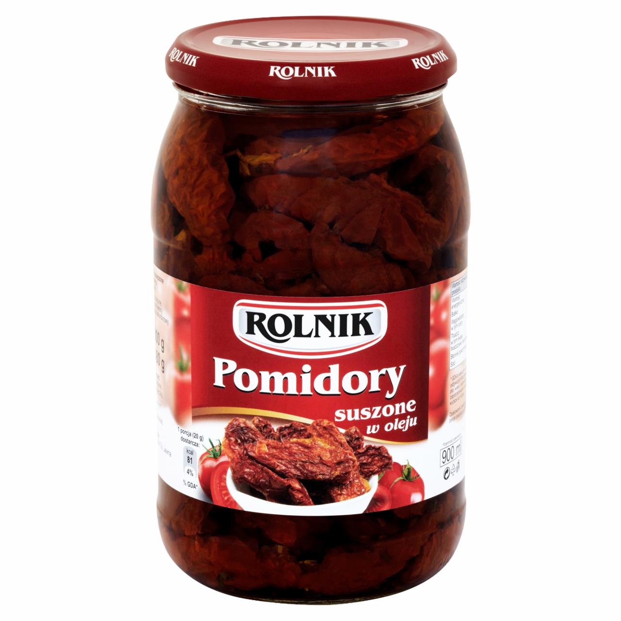 Zdjęcia - Rolnik Pomidory suszone w oleju 800 g