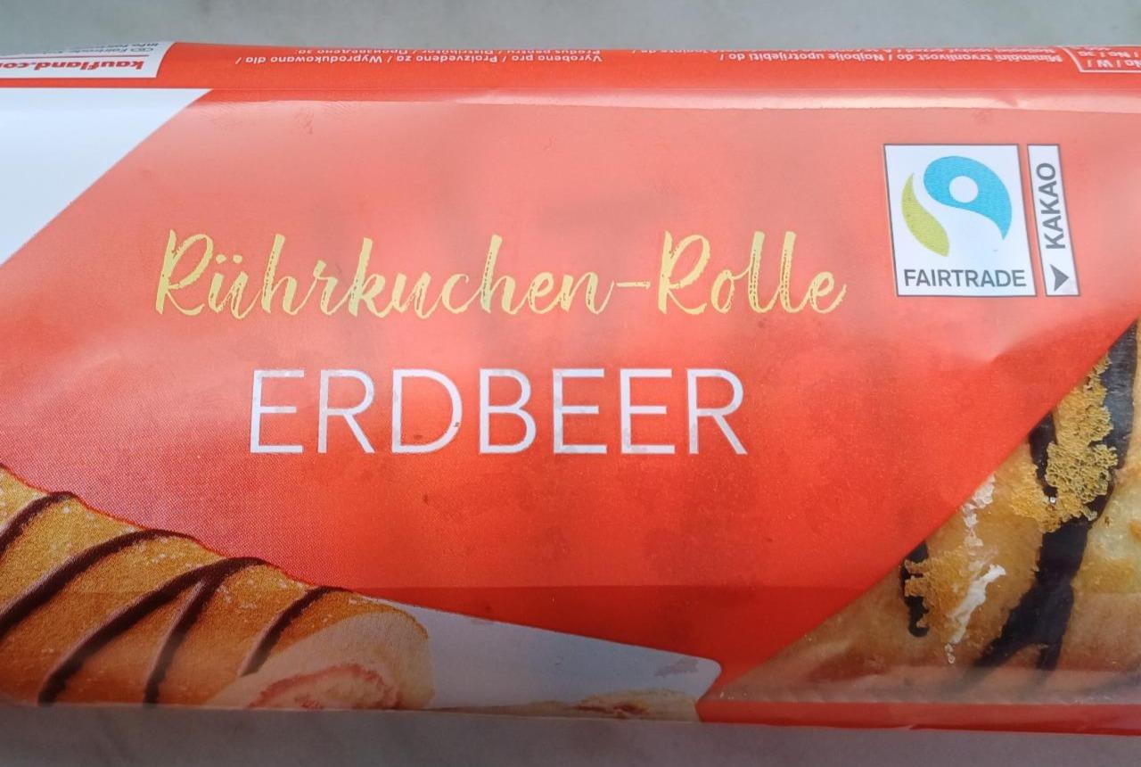 Zdjęcia - Rührkuchen-Rolle Erdbeer K-Classic