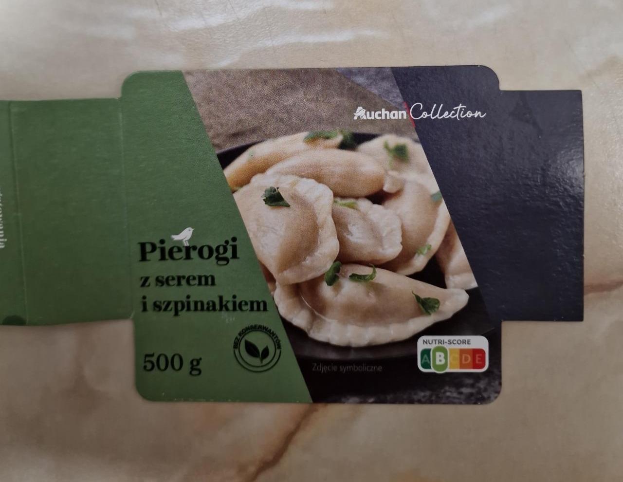 Zdjęcia - Pierogi z serem i szpinakiem Auchan
